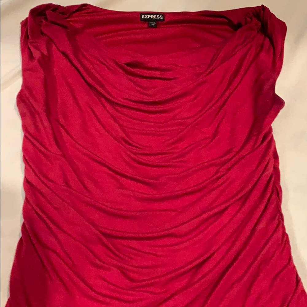 Express ruched tank top